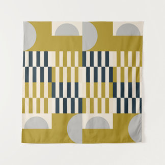 Modern geometric, retro Scandinavian pattern Tapestry