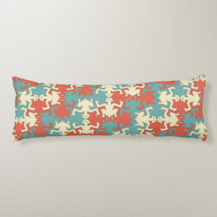 Modern Geometric Retro Strong Men Pattern Body Cushion