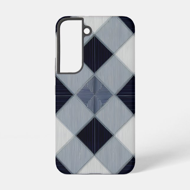 Modern Geometric Samsung Galaxy S22 Case (Back)