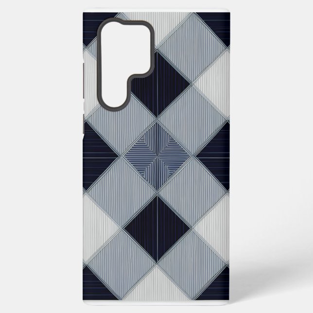 Modern Geometric Samsung Ultra S22 Case (Back)