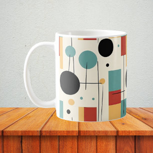 Modern Geometric Shapes Coffee Mug