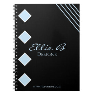 Modern Geometric Sleek Minimalist Notebook