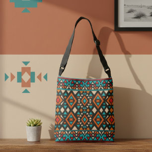 Modern Geometric Southwest Style  Crossbody Bag