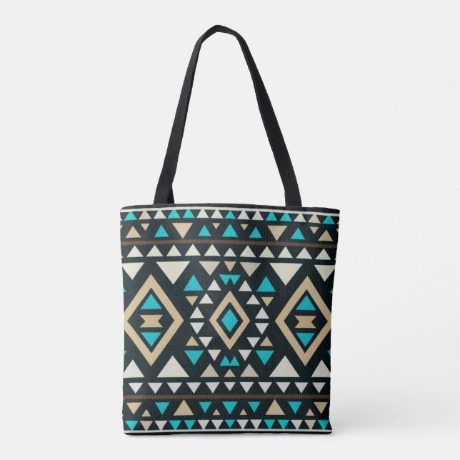 Modern Geometric Southwest Style  Tote Bag (Back)