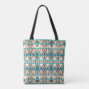 Modern Geometric Southwest Style Tote Bag