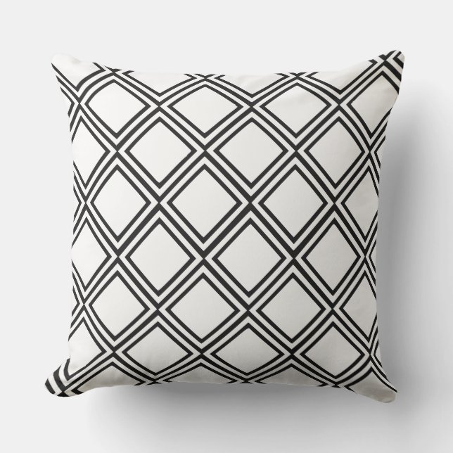 Modern Geometric Squares Garden Patio Decor  Cushion (Front)