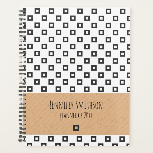 Modern Geometric Style Planner (Front)