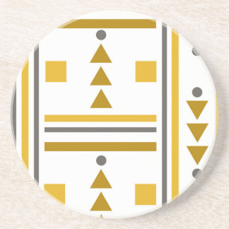 Modern Geometric Style Stone Coaster