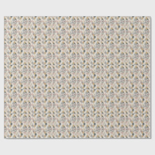 Modern Geometric Triangles & Diamonds Abstract Art Wrapping Paper