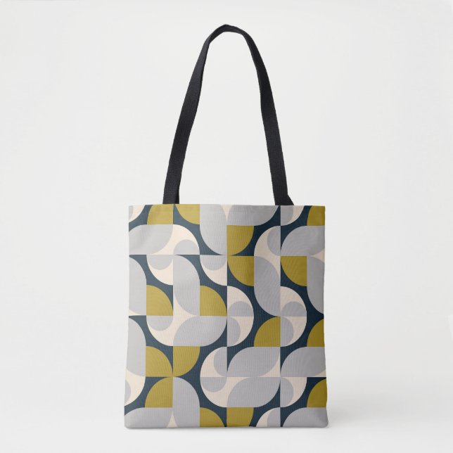 Modern Geometric Vintage Retro Background Tote Bag (Front)