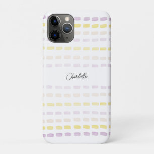 Modern Geometric Watercolor Monogrammed Case-Mate iPhone Case
