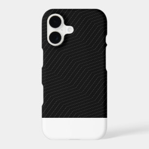 Modern Geometric Zig Zag Pattern Black & White