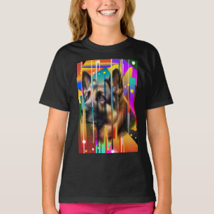 Modern Geometrical Dog T-Shirt