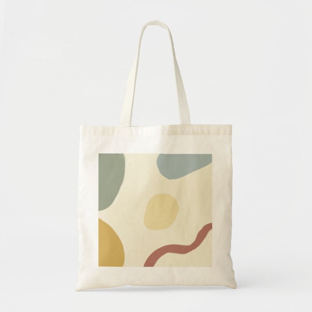Modern Geometrical simple pastel colours Tote Bag (Front)