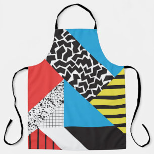 Modern Geometry: Abstract Seamless Style Apron