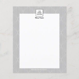 Modern Geometry Grey Black Flyer