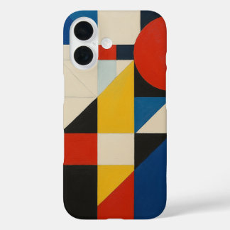 Modern Geometry in Motion iPhone 16 Case