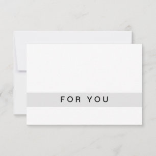 Modern Gift Certificates Flat Card