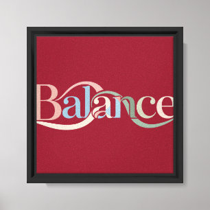 Modern Gift for Newlyweds & Professionals Canvas Print