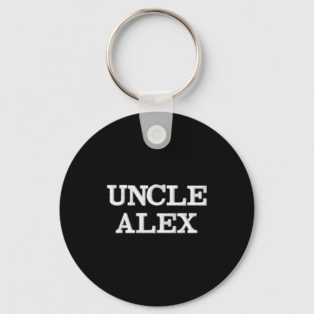 Modern Gift For Uncle Pregnancy Announcement Cool  Key Ring (Front)