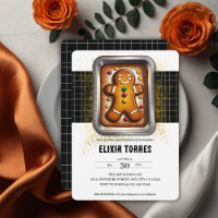 Modern Gingerbread in Pan Baby Shower