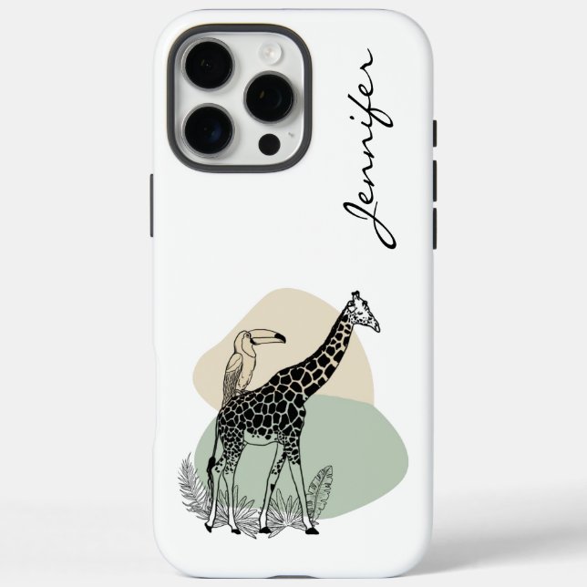 Modern Giraffe iPhone Case-Mate iPhone Case (Back)