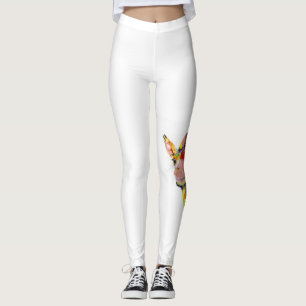 Modern Giraffe Leggings by Artist Kim Guthrie