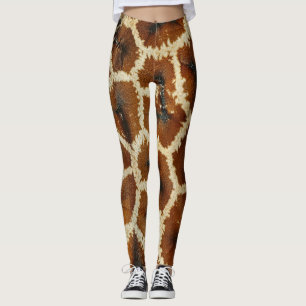 Modern Giraffe Print  Leggings