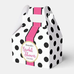 Modern Girly Chic Bridal Shower Favour Box