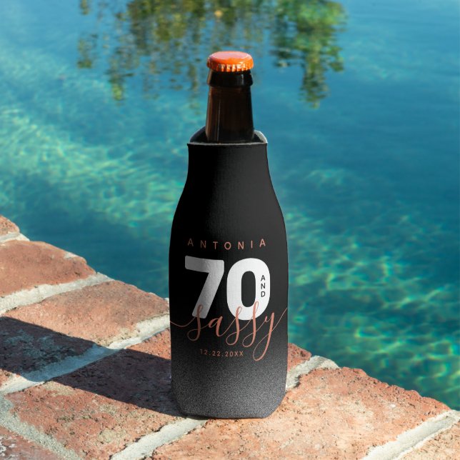 Modern Girly Copper 70 and Sassy Bottle Cooler (In Situ Pool)