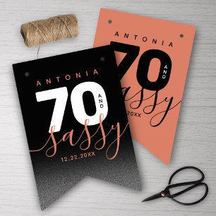 Modern Girly Copper 70 and Sassy Bunting