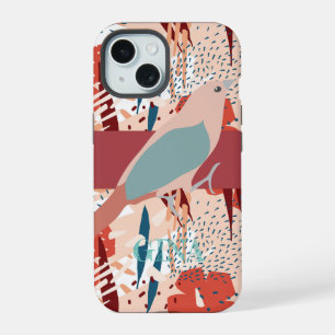 Modern Girly Cute Personalised iPhone 15 Case
