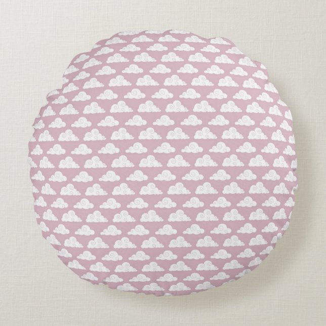 Modern Girly Design Round Cushion (Front)