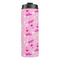 Modern Girly Pink Cowgirl Western Boots Stars Pink