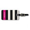Modern Glam Black, Cream & Fuchsia Stripe