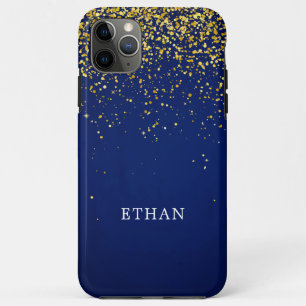 Modern Glitter Blue Pattern Case-Mate iPhone Case