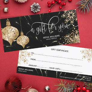 Modern Glitter Christmas Tree Snowflakes