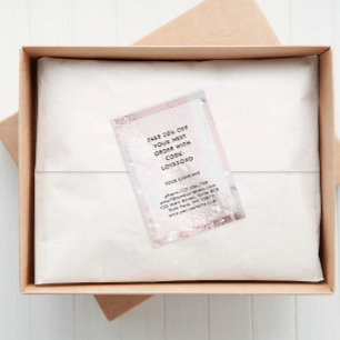 Modern Glitter Discount Card