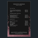 Modern Glitter Drop Rosegold Flyer<br><div class="desc">Modern,  Glitter Style in Rossegold und Schwarz. Es wird keine echte Folie/Glitter verwendet. Es ist ein Fotodruck. Editiere es in Minuten. Über " weiteres personalisieren" kannst Du die Schriftgröße,  Farbe und Position individuell verändern.</div>