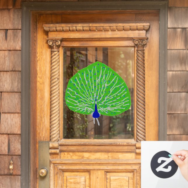 Modern glitter peacock (Home Door)