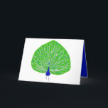 Modern glitter peacock holiday card<br><div class="desc">Spread fabulousness with this pretty peacock. Posh the Peacock,  Shari Pedowitz,  2024,  artistshari.com. Shari Pedowitz Artistic Empire LLC. All rights reserved.</div>