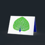 Modern glitter peacock holiday card<br><div class="desc">Spread fabulousness with this pretty peacock. Posh the Peacock,  Shari Pedowitz,  2024,  artistshari.com. Shari Pedowitz Artistic Empire LLC. All rights reserved.</div>