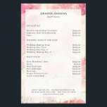 Modern  Glitter Salon Price List   Flyer<br><div class="desc">Modern,   glitter,  salon,  price list flyer. Edit your product in a few minutes by adding your data. You can change the font/colour/position by "further personalisation".</div>