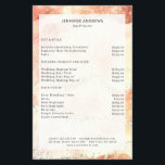 Modern  Glitter Salon Price List   Flyer<br><div class="desc">Modern,   glitter,  salon,  price list flyer. Edit your product in a few minutes by adding your data. You can change the font/colour/position by "further personalisation".</div>