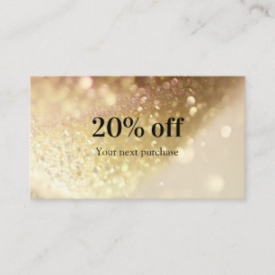 Modern Glitter Salon & Spa  Business Card