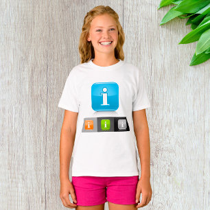 Modern Glossy Information Symbols T-Shirt