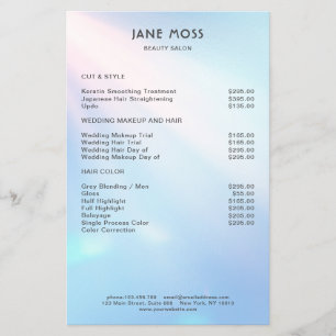 Modern Glow Salon   Flyer