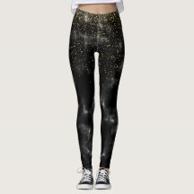 Modern  Gold And Black Glitter Sparkles Gift  