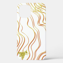 Modern Gold Bee Monogram Case-Mate iPhone Case