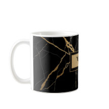 Modern Gold & black Marble Minimalist Luxury